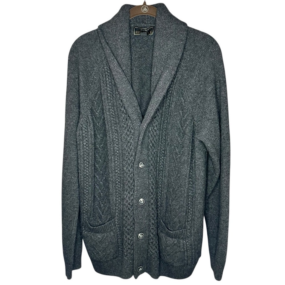 Jo.s A. Bank Reserve Wool Cardigan Sweater Size XL